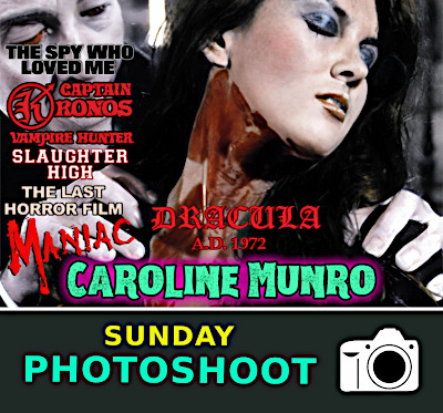 Caroline Munro Photoshoot Sunday